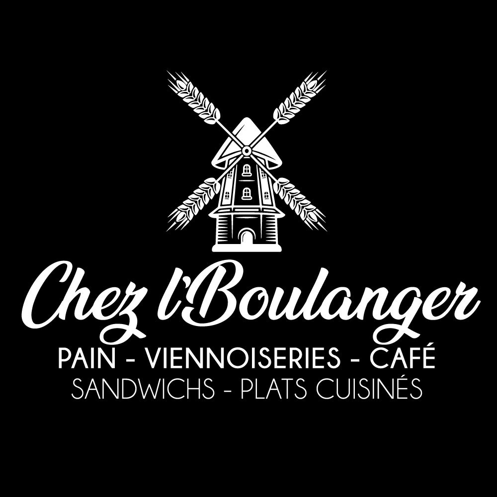 Logo Chez l'Boulanger fond noir
